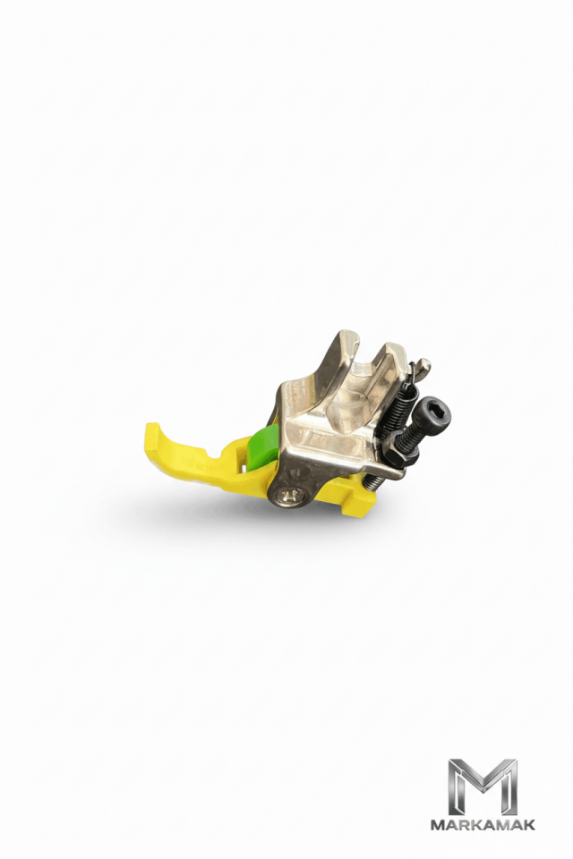 FLAT MACHINE PLASTIC WHEEL LEFT ZIPPER FOOT